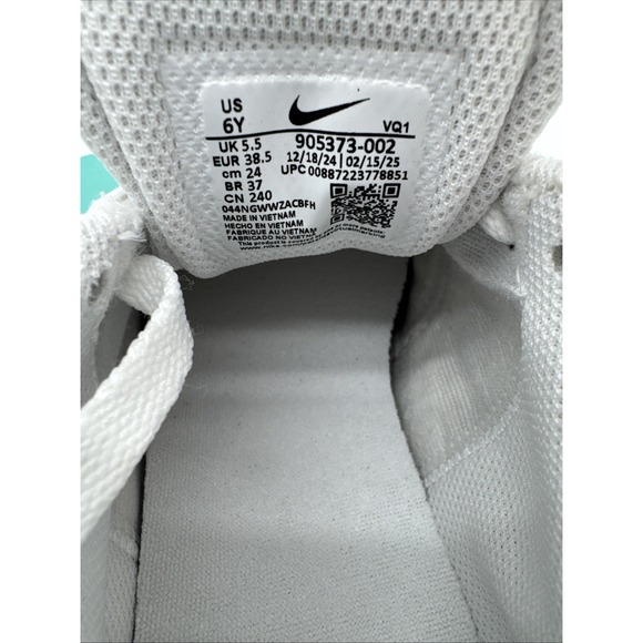 Nike SB Check Canvas Light Bone‎ White 6Y Skateboarding Shoes - Picture 7 of 9